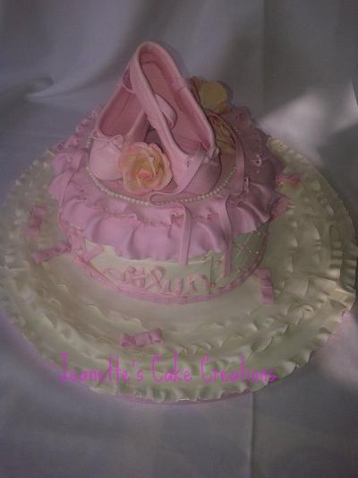 Ballet Slippers Cake - Cake by Jeanette's Cake Creations and Courses
