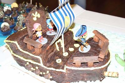 Pirate Ship Cake - Cake by Debashree Garg