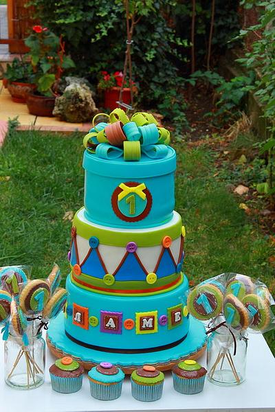 First  birthday cake - Cake by laskova