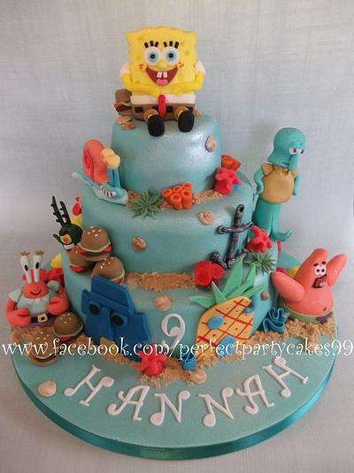 Spongebob - Cake by Perfect Party Cakes (Sharon Ward)