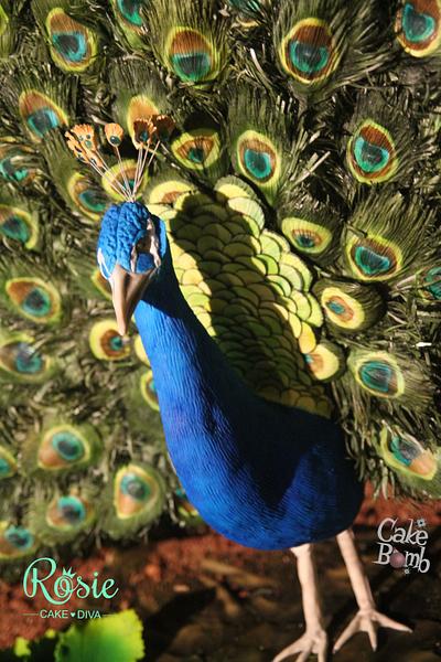 Percy Peacock - Cake by Rosie Cake-Diva