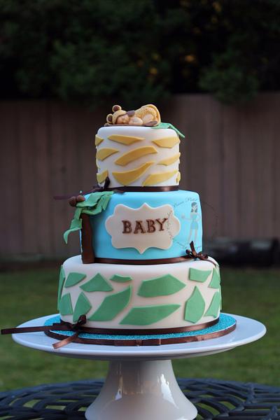 Baby Lion in a Jungle - Cake by Beau Petit Cupcakes (Candace Chand)