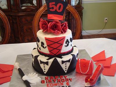 A classy Cake for A Classy Couple - Cake by Julia 