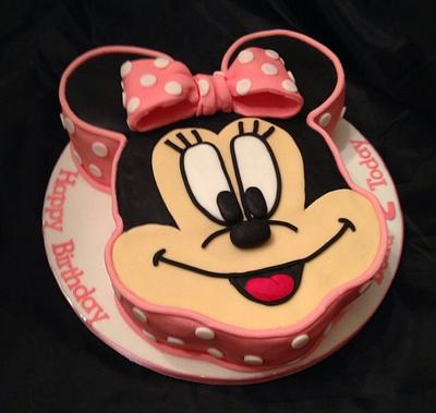 Minnie Mouse Cake - Cake by Caron Eveleigh