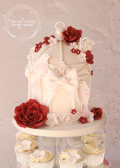 Birdcage Wedding Cake - Cake by Amanda’s Little Cake Boutique