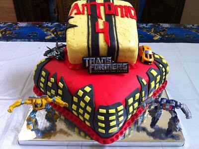 Transformers Birthday cake - Cake by Megan Cazarez