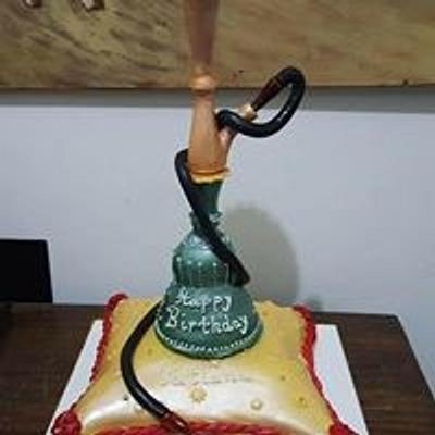 Hookah cake - Cake by Miavour's Bees Custom Cakes
