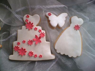 Wedding favour cookies - Cake by Deborah