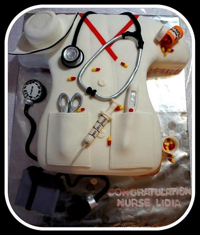 Nurse cake - Cake by Jolka81