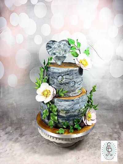 Wedding birchcake - Cake by ER Torten