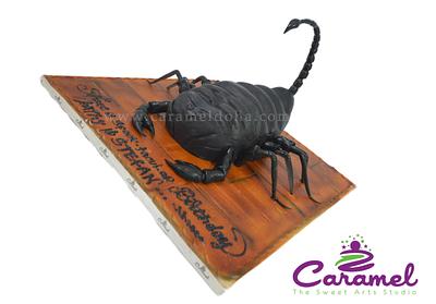 3D Scorpion Cake - Cake by Caramel Doha