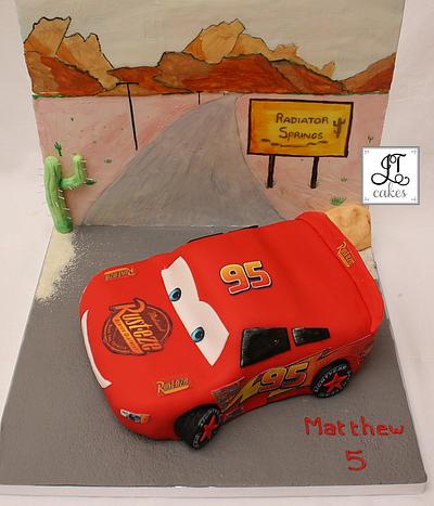 Lightning McQueen Cake - Cake by JT Cakes
