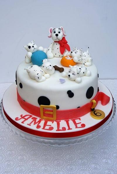 Dalmatian cake - Cake by Bronte Bakes