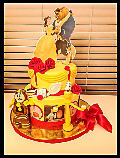 The Beauty and The Beast - Cake by Alberto and Gigi's cakes