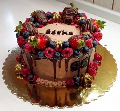 Chockolate & fruits - Cake by Majka Maruška