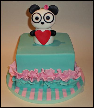 Panda love  - Cake by Time for Tiffin 