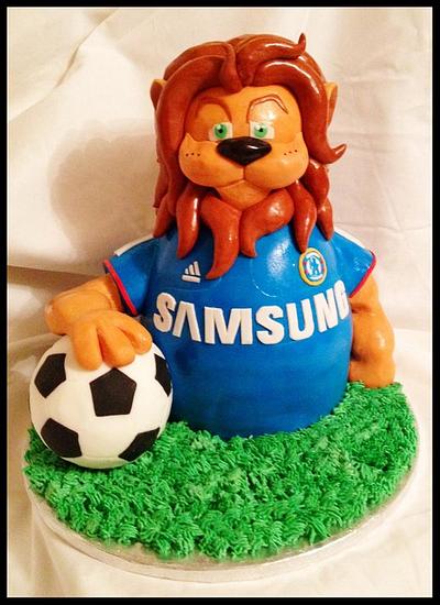 Stamford, Chelsea Fc mascot - Cake by Alexandra