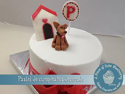 little puppy cake - Cake by Cake Boutique Monterrey