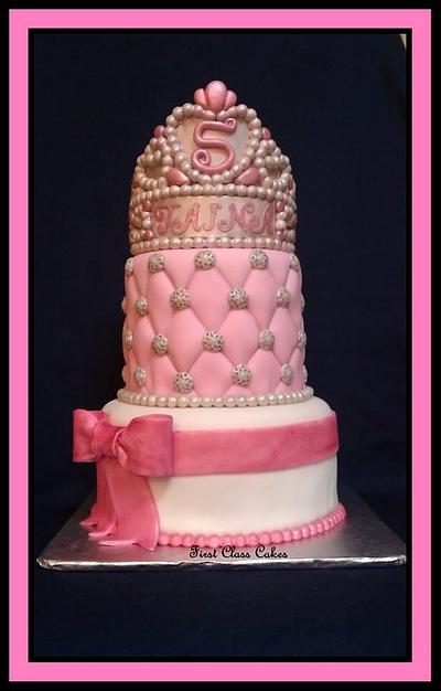 Tiara/Princess Cake - Cake by First Class Cakes