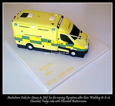 Ambulance Cake - Cake by Kays Cakes