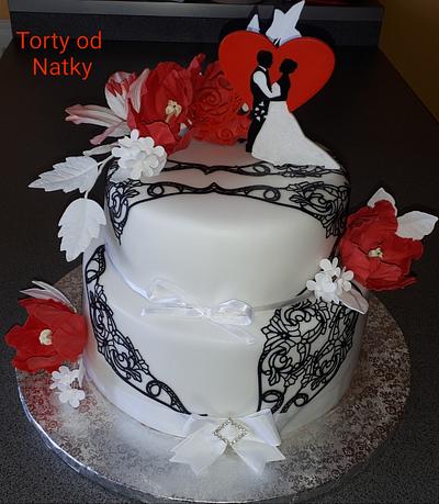 Svadobná torta  - Cake by Torty od Natky