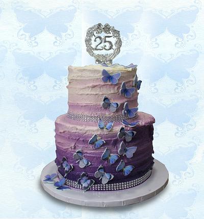 Butterfly 25 - Cake by MsTreatz
