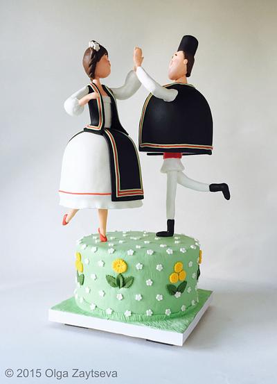 Dancing Couple  - Cake by Olga Zaytseva 