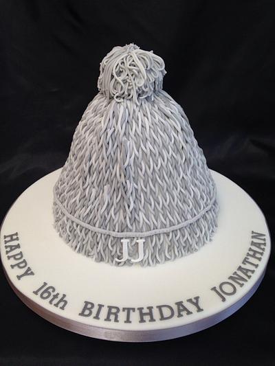 Knitted bob cap - Cake by The Cake Bank 