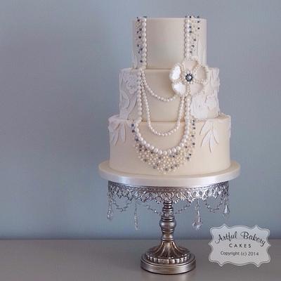 Pearls & Lace - Cake by Artful Bakery