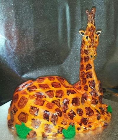 Birthday giraffe - Cake by Vicky