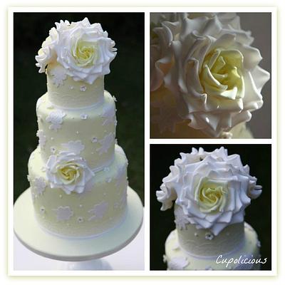 Wedding lace cake - Cake by Kriti Walia