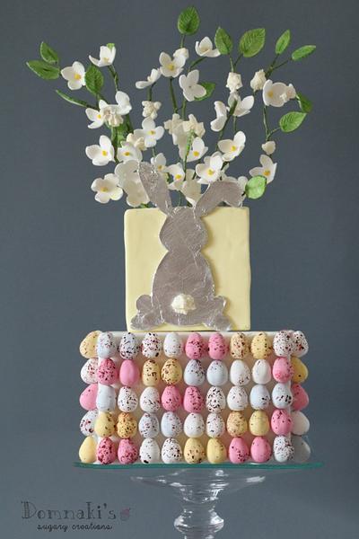 Easter Egg Hunt - Cake by Domnaki's