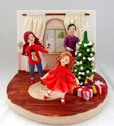 Christmas with Family and Friends- CPC Christmas Collaboration - Cake by  Diana Aluaş