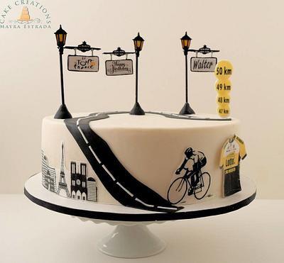Le Tour De France Big 50 - Cake by Cake Creations by ME - Mayra Estrada