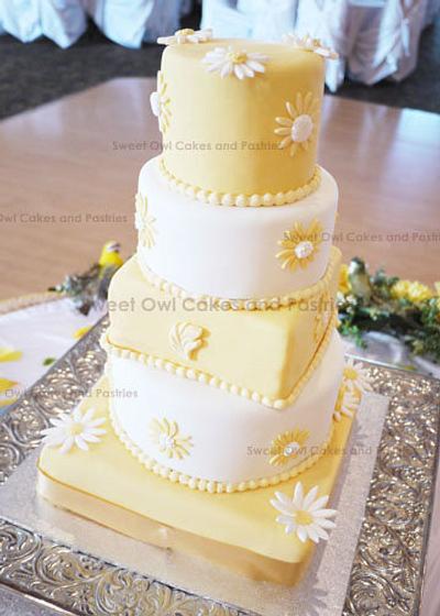 Engagement Cake - Cake by Sweet Owl Cake and Pastry