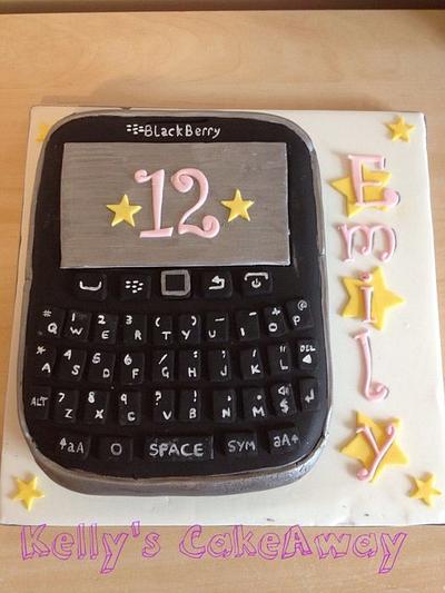 BlackBerry  - Cake by Kelly Hallett