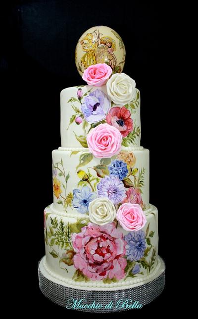 Botanical Painting on Cake - Cake by Mucchio di Bella