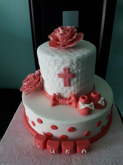 Baptism Cake - Cake by JudeCreations