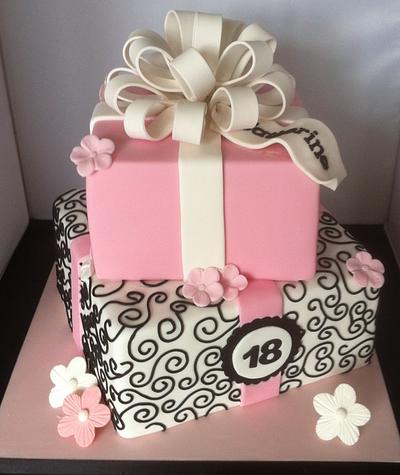 Katherine's 18th birthday cake - Cake by Mulberry Cake Design