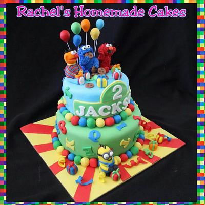 Sesame street - Cake by Rachel's Homemade Cakes 