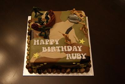 An Army Fan's Birthday Cake - Cake by Angela
