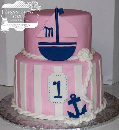 Girly Sailboat - Cake by Sugar Sweet Cakes