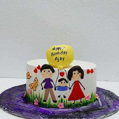 Family  - Cake by Urvi Zaveri 