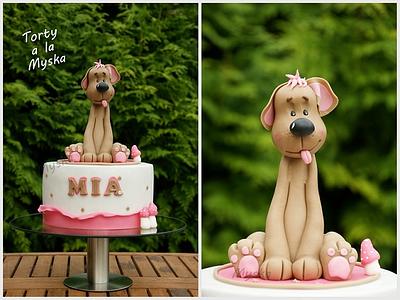 cute dog - Cake by Myska
