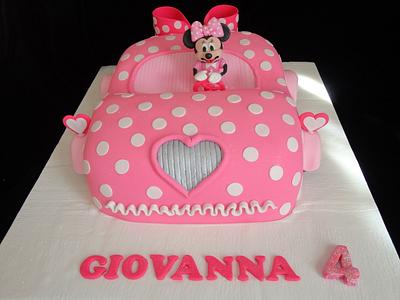 Minnie mouse car cake  - Cake by Bella 