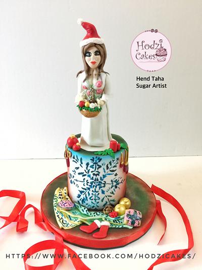 Christmas around the world-Moroccan Lady👸🏻💐 - Cake by Hend Taha-HODZI CAKES