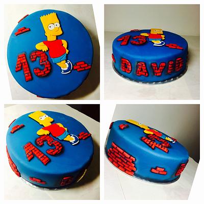 Bart Simpson cake - Cake by Andrea
