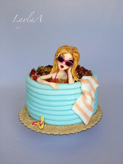 Gummy bear love :) - Cake by Layla A