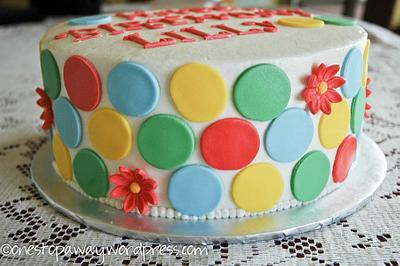 Polka Dots Birthday - Cake by Jen