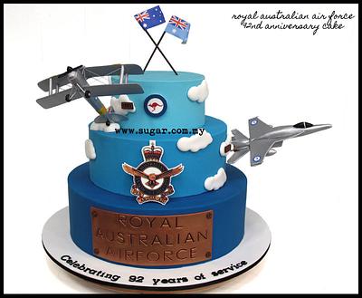 Royal Australian Air Force's 92nd Anniversary Cake - Cake by weennee